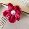 Flower Acrylic Hair Claw Clip - Teresa's Fashionista LLC
