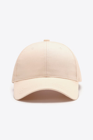Plain Adjustable Cotton Baseball Cap-Teresa's Fashionista LLC