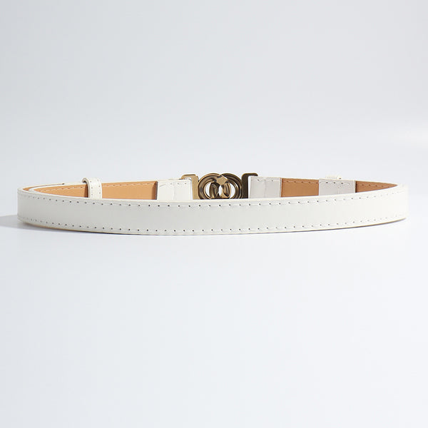 Alloy Buckle PU Belt-Teresa's Fashionista LLC