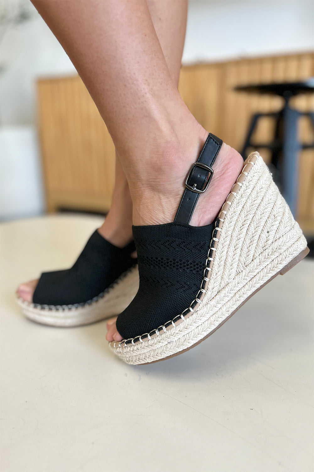 Forever Link Peep Toe High Heel Sandals-Teresa's Fashionista LLC