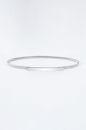 Elastic Iron Skinny Belt-Teresa's Fashionista LLC