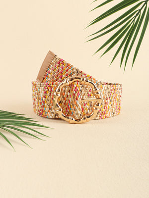 Multicolored Wide Belt-Teresa's Fashionista LLC