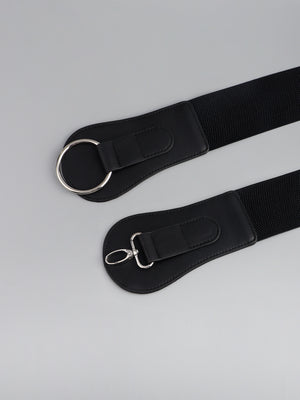 PU Elastic Wide Belt-Teresa's Fashionista LLC