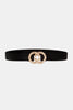 Double Hoop Buckle Elastic Belt-Teresa's Fashionista LLC