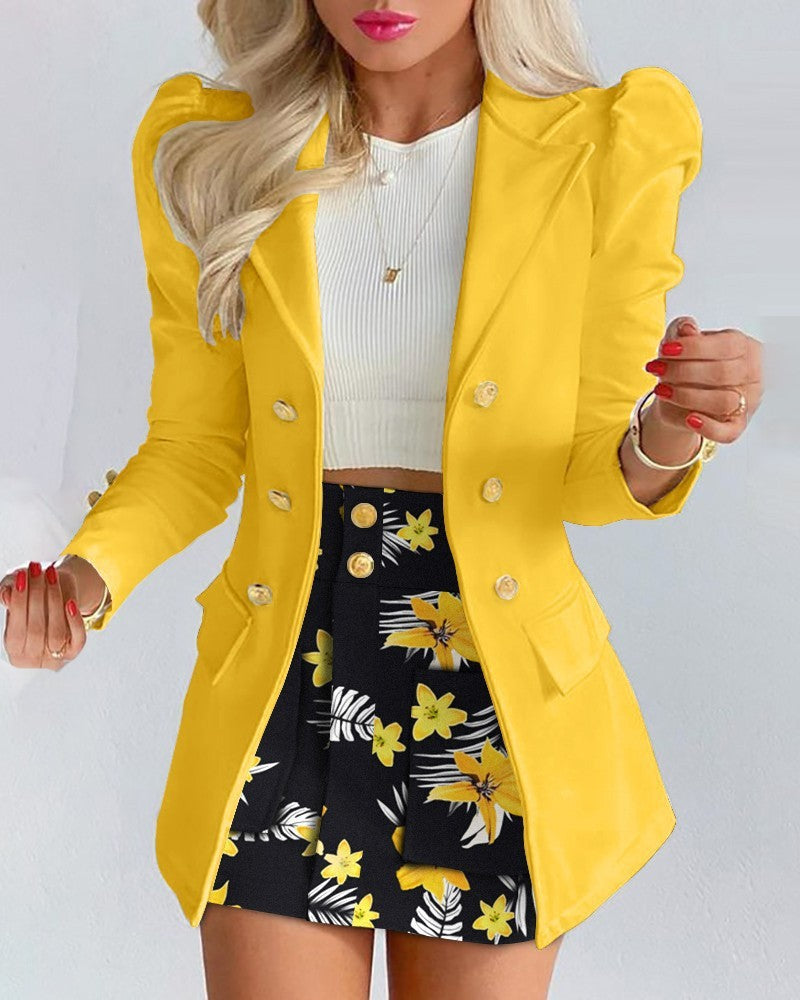 Fashion Solid Color Casual Suits Women's - Teresa's Fashionista LLC