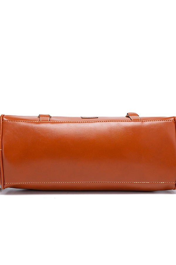 PU Leather Handbag with Tassels-Teresa's Fashionista LLC