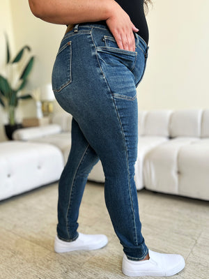 Judy Blue Full Size High Waist Skinny Jeans-Teresa's Fashionista LLC