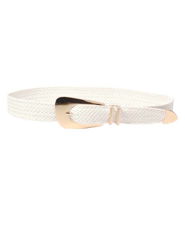 Irregular Buckle Braid Belt-Teresa's Fashionista LLC