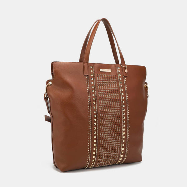 Nicole Lee USA Studded Large Tote Bag-Teresa's Fashionista LLC