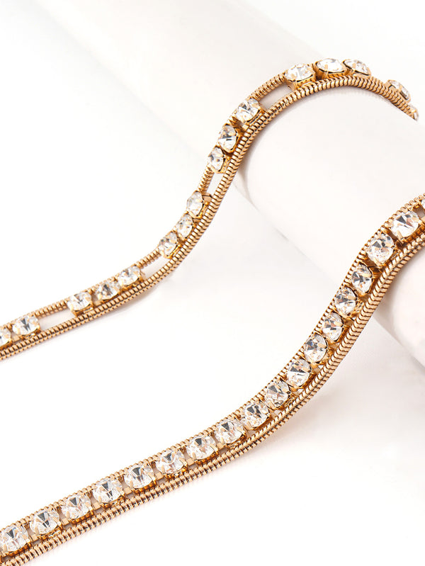Rhinestone Metal Belt-Teresa's Fashionista LLC