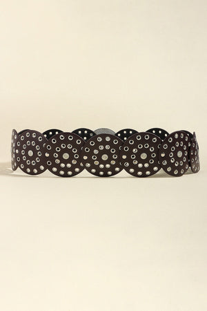 Vintage PU Leather Wide Belt-Teresa's Fashionista LLC