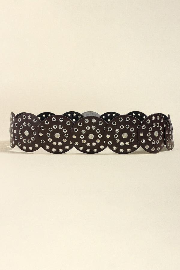Vintage PU Leather Wide Belt-Teresa's Fashionista LLC