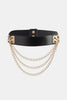 Elastic Belt with Chain-Teresa's Fashionista LLC