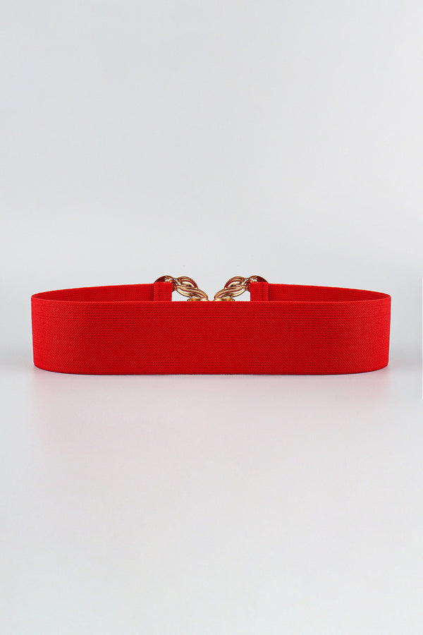 Zinc Alloy Buckle Elastic Belt-Teresa's Fashionista LLC