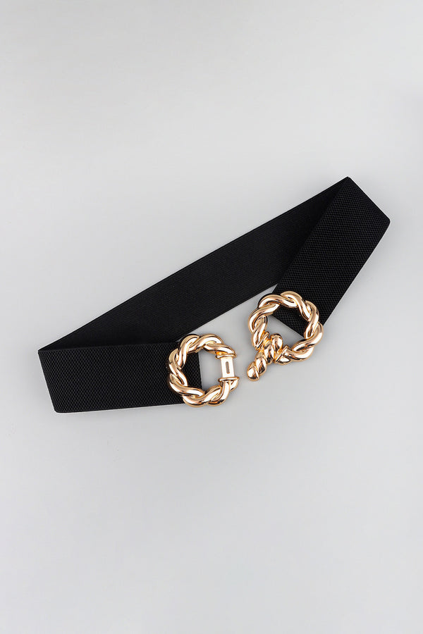 Zinc Alloy Buckle Elastic Belt-Teresa's Fashionista LLC