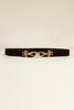 Alloy Buckle Elastic Belt-Teresa's Fashionista LLC