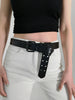 Grommet PU Leather Belt-Teresa's Fashionista LLC