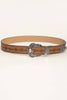Patterned PU Leather Belt-Teresa's Fashionista LLC