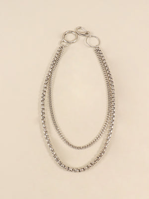Double-Layered Metal Chain Belt-Teresa's Fashionista LLC