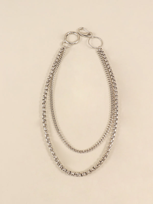 Double-Layered Metal Chain Belt-Teresa's Fashionista LLC