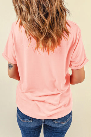 MAMA Round Neck Short Sleeve T-Shirt-Teresa's Fashionista LLC
