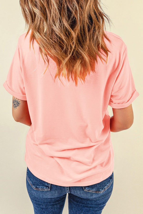 MAMA Round Neck Short Sleeve T-Shirt-Teresa's Fashionista LLC