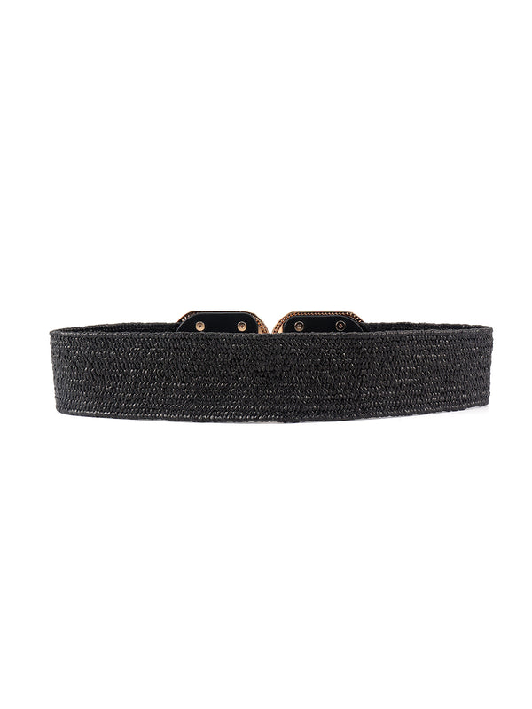 Wide Braid Belt-Teresa's Fashionista LLC