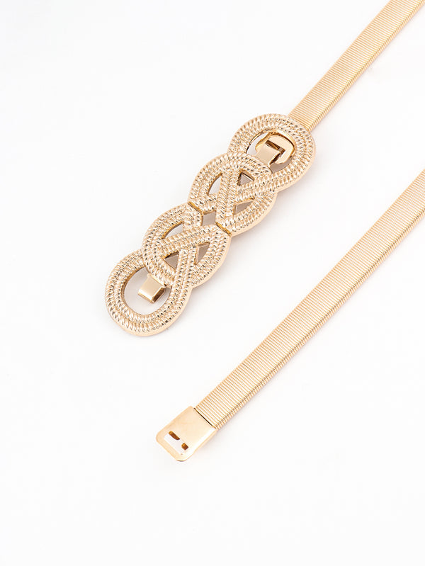 Knot Buckle Metal Belt-Teresa's Fashionista LLC