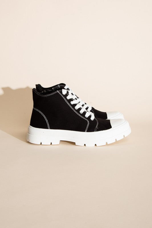 CRAYON-G Lace up Sneakers-Teresa&#39;s Fashionista LLC