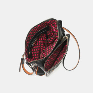 Nicole Lee USA Geometric Pattern Crossbody Bag-Teresa's Fashionista LLC
