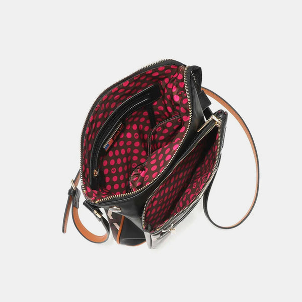 Nicole Lee USA Geometric Pattern Crossbody Bag-Teresa's Fashionista LLC
