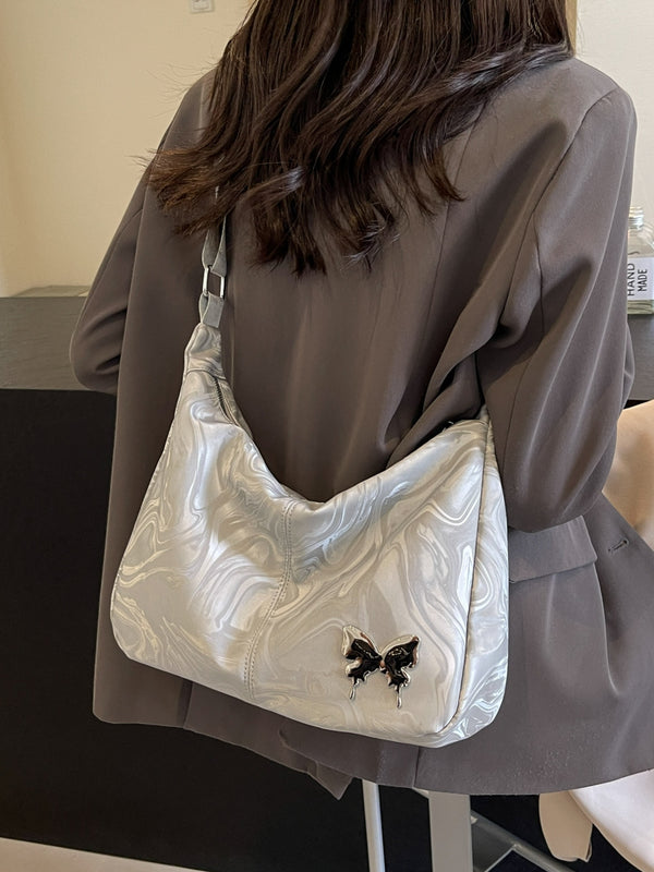 PU Leather Adjustable Strap Shoulder Bag-Teresa's Fashionista LLC