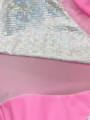 Contrast Panel One-Piece Swimsuit-Teresa's Fashionista LLC