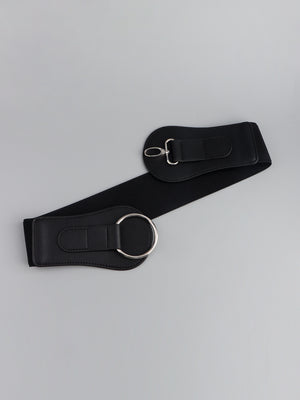 PU Elastic Wide Belt-Teresa's Fashionista LLC