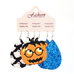 Teardrop Shape Halloween Theme Dangle Earrings - Teresa's Fashionista LLC