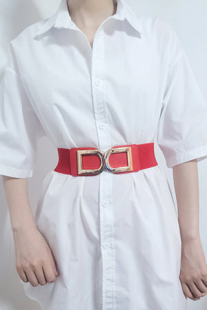 Double D Buckle PU Belt-Teresa's Fashionista LLC