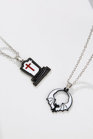 Two-Piece Halloween Theme Necklace Set - Teresa's Fashionista LLC