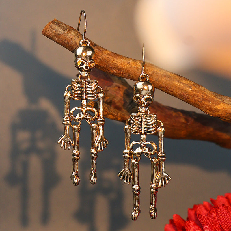 Skeleton Alloy Earrings - Teresa's Fashionista LLC