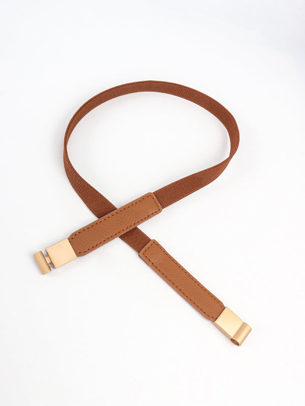 PU Elastic Skinny Belt-Teresa's Fashionista LLC