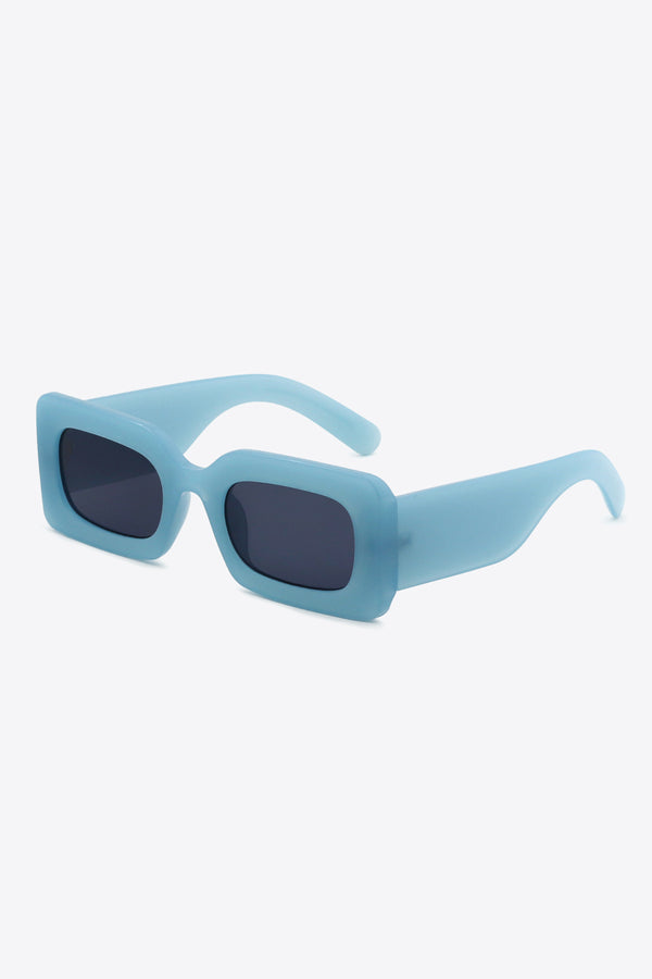 Polycarbonate Frame Rectangle Sunglasses-Teresa's Fashionista LLC