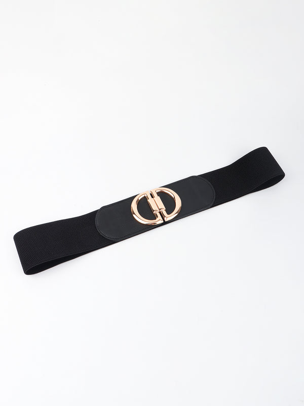D Buckle Elastic Belt-Teresa's Fashionista LLC