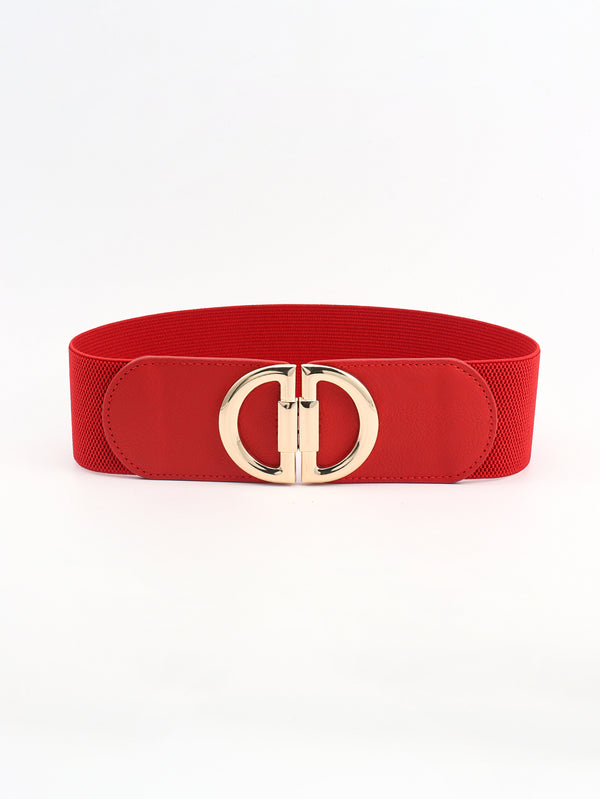 D Buckle Elastic Belt-Teresa's Fashionista LLC