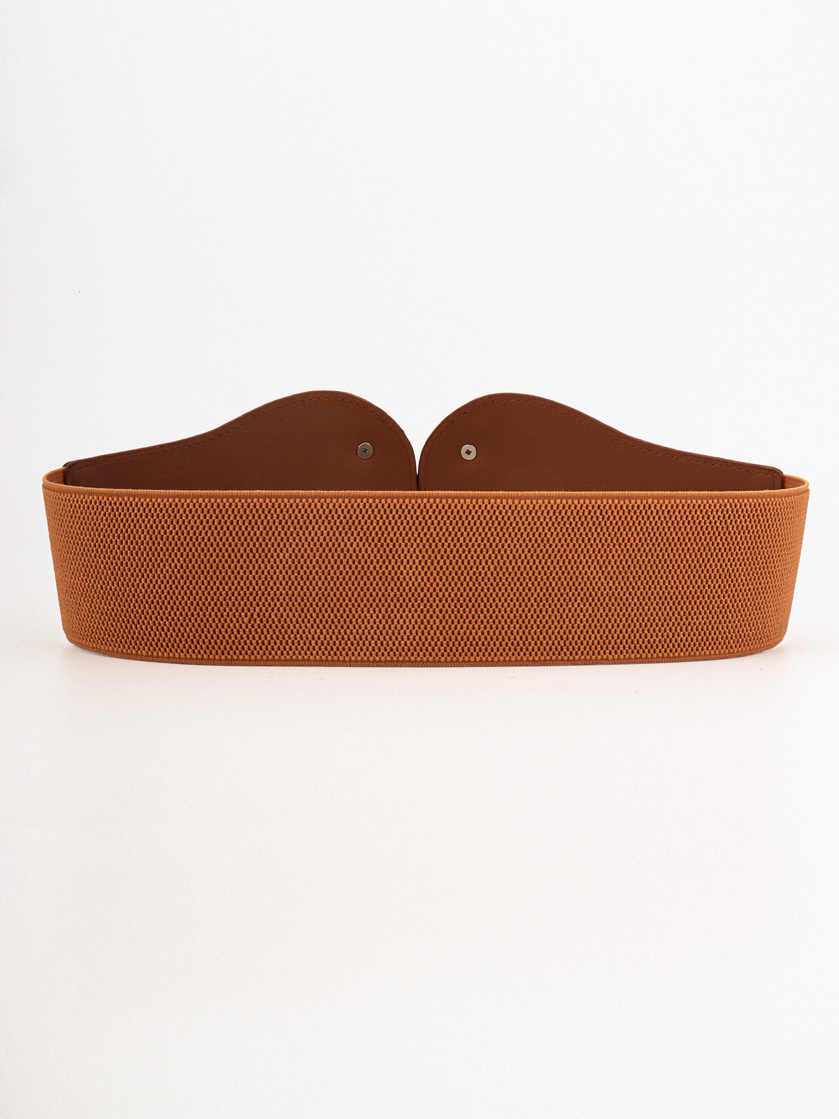 Alloy Buckle Elastic PU Belt-Teresa&#39;s Fashionista LLC