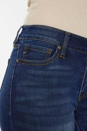 Kancan Mid Rise Gradient Skinny Jeans-Teresa's Fashionista LLC