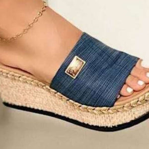 PU Leather Open Toe Sandals-Teresa's Fashionista LLC