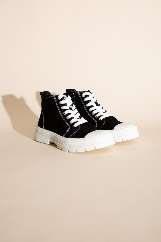 CRAYON-G Lace up Sneakers-Teresa&#39;s Fashionista LLC