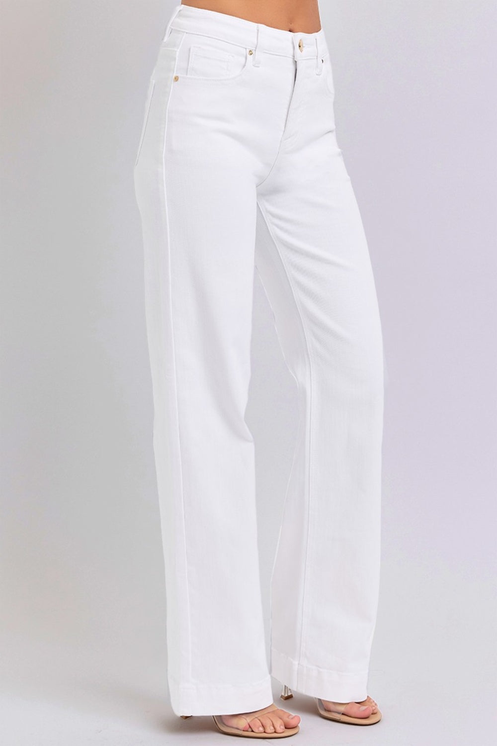 RISEN Full Size High Waist Straight Jeans - Teresa's Fashionista LLC