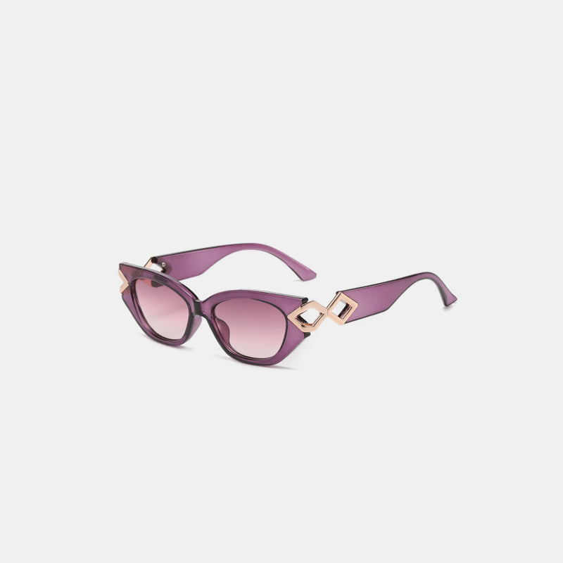 Polycarbonate Frame Cat-Eye Sunglasses - Teresa's Fashionista LLC