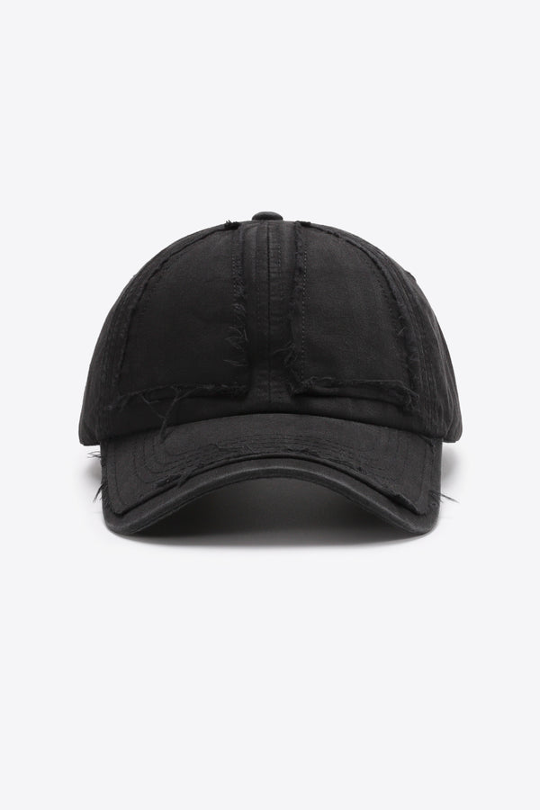 Distressed Adjustable Baseball Cap-Teresa's Fashionista LLC