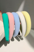 Solid Polyester Wide Headband - Teresa's Fashionista LLC